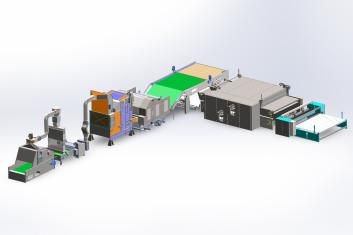 Barisan Pengeluaran Gupa Poliester HJ-Poliester