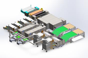 Barisan Pengeluaran Kapas Sutera Tiruan HJ-